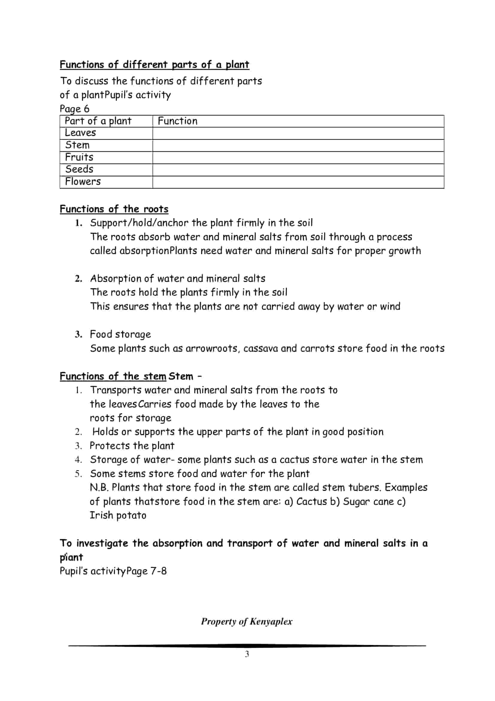 Grade 6 Science And Technology Notes Term 1 Elimuplex Grade 6 science and technology notes term 1 elimuplex