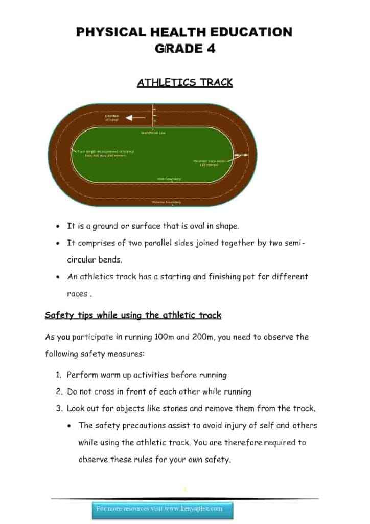 Grade 4 Physical Health Education Notes - Elimplex