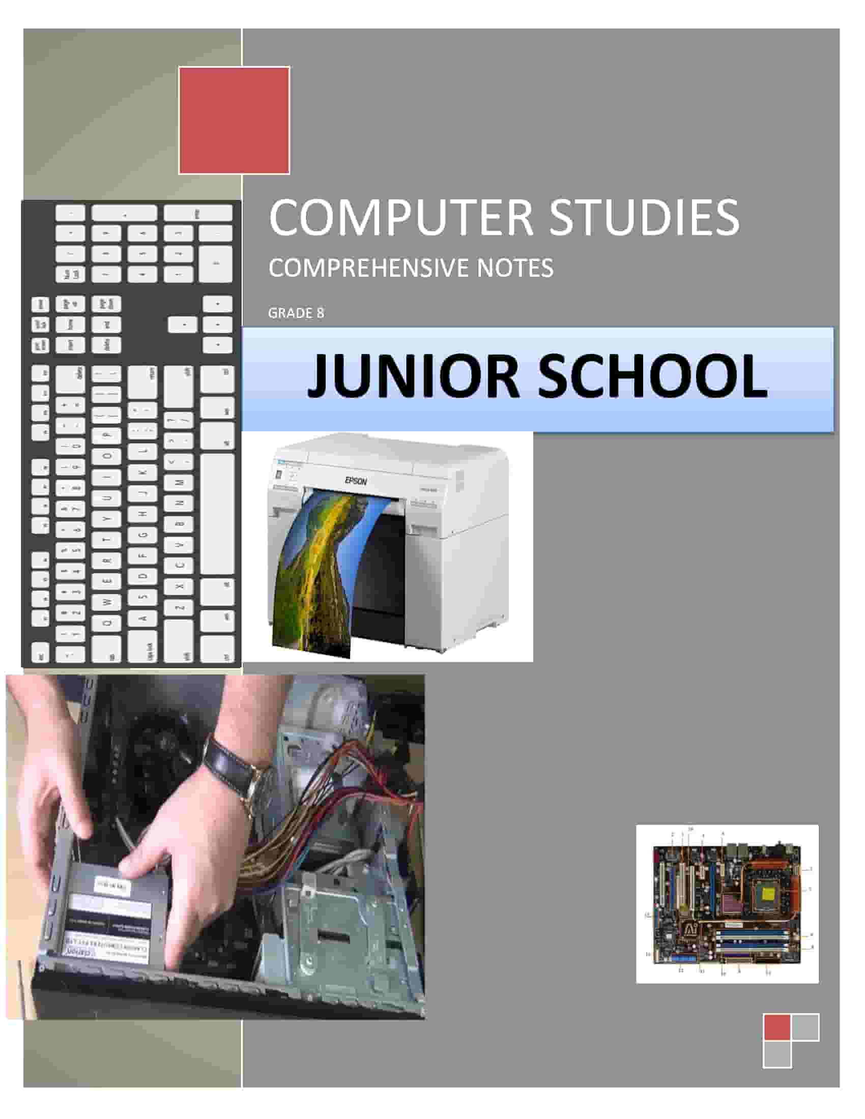 Grade 8 Computer Studies Notes Term 1,2 & 3 - Elimplex