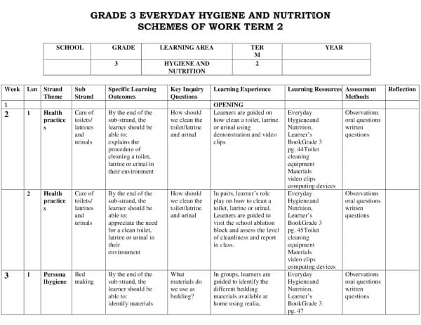 Grade 3 Know More Art and Craft Activities Scheme of Work Term 2 - Elimplex