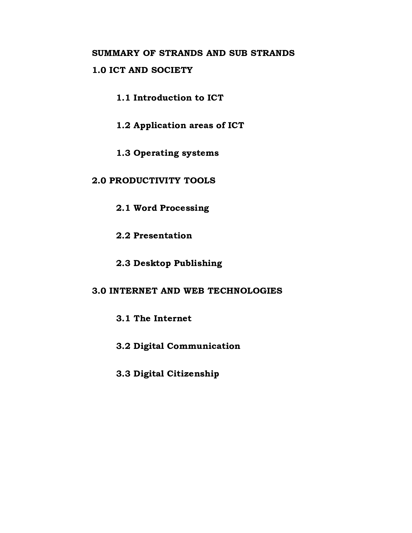 Grade 10 ICT Notes for Term 1, 2 and 3