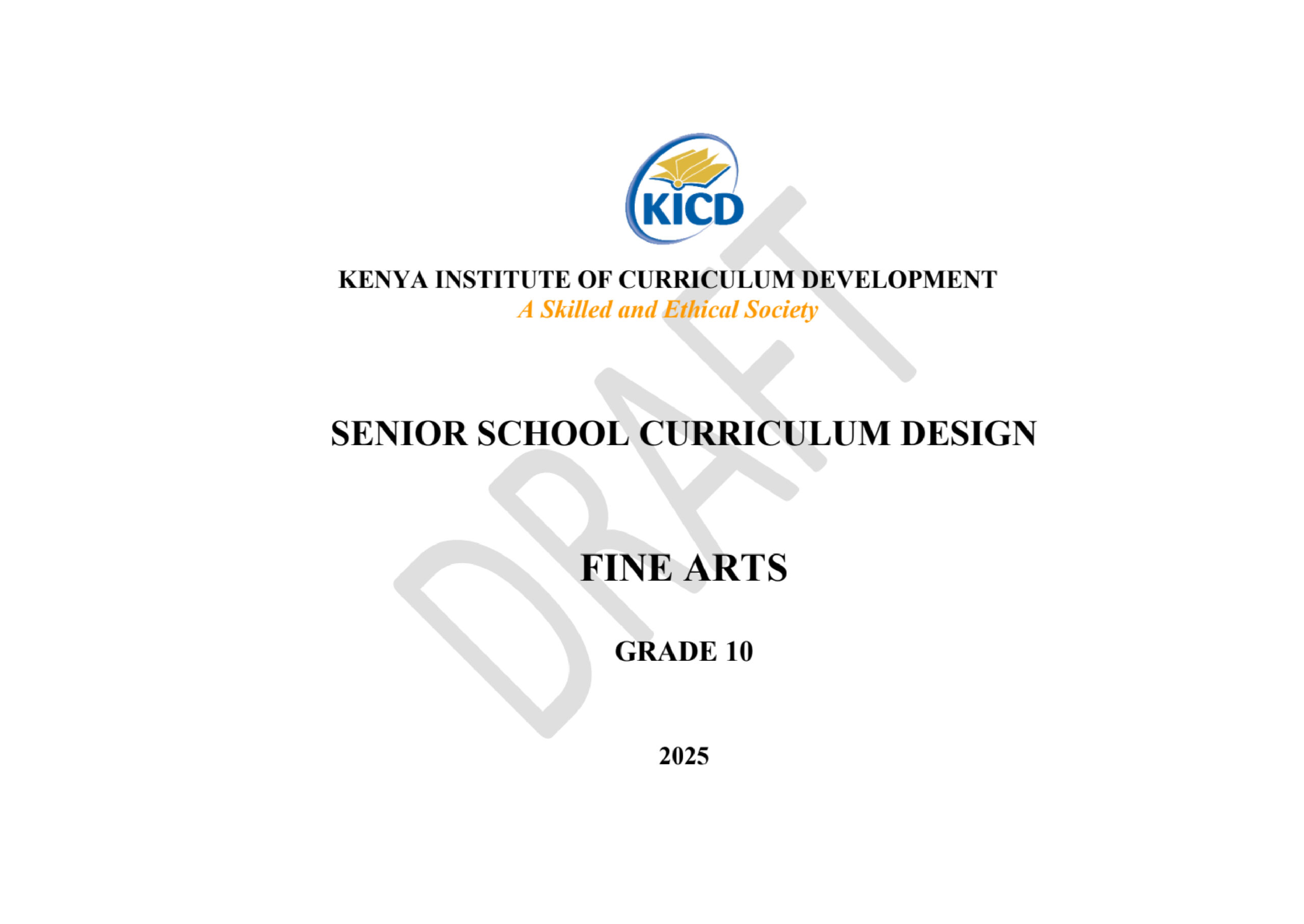 Grade 10 Fine Arts Curriculum Design