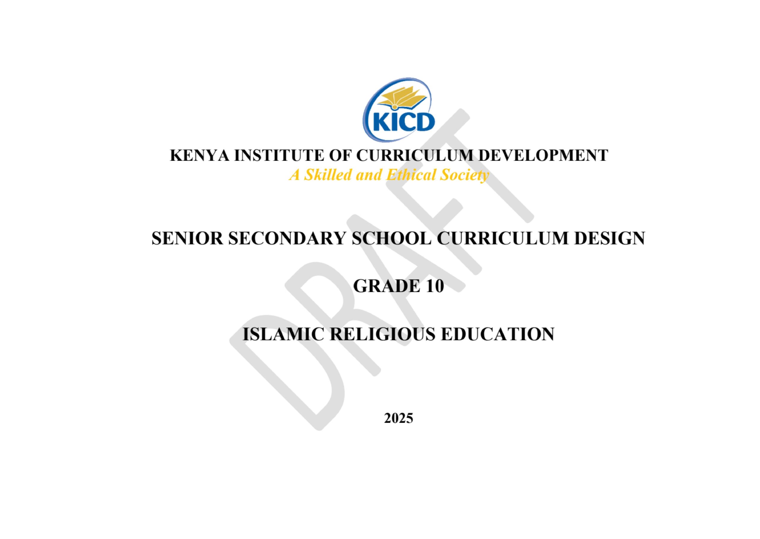 Grade 10 Indigenous Language Curriculum Design