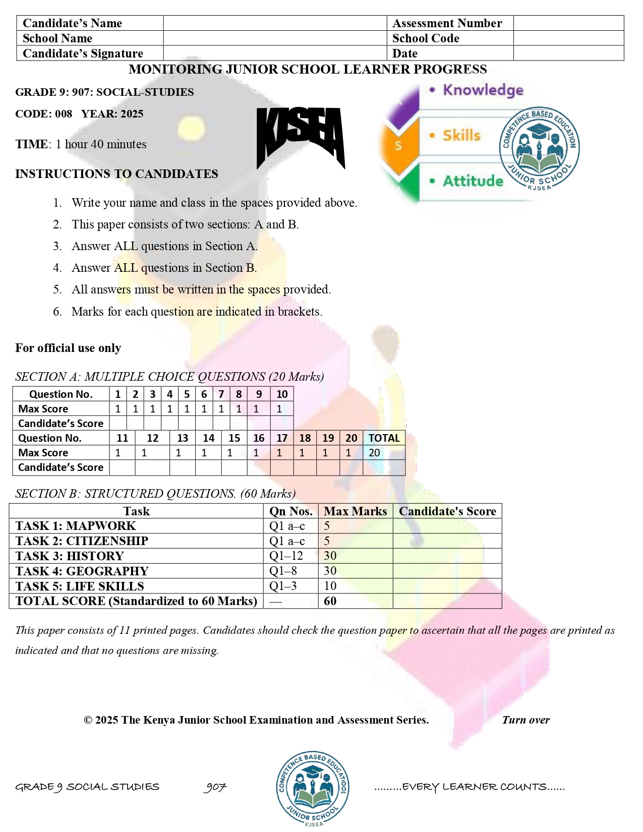 Grade 9 Social Studies